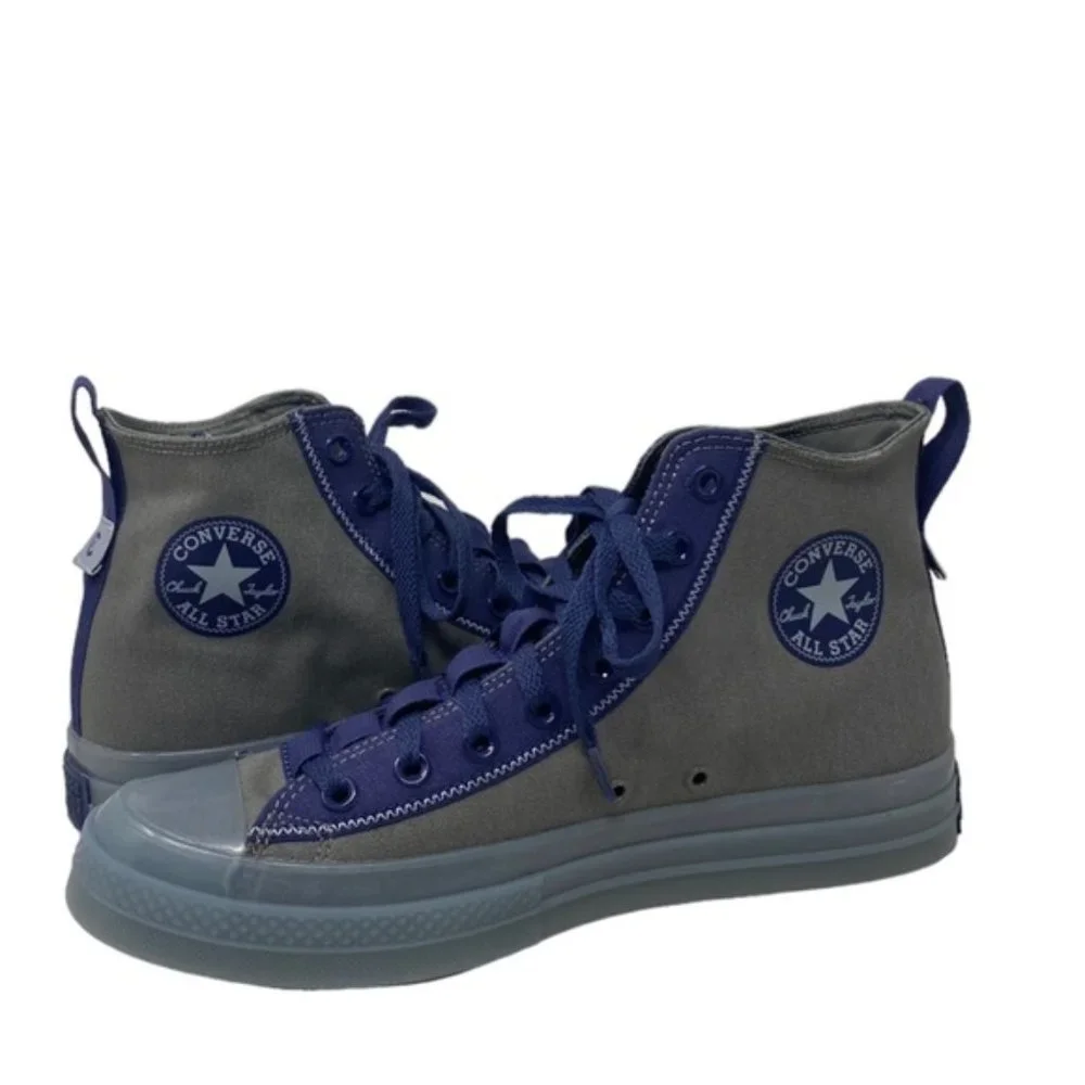 Converse Chuck Taylor CX Shoes Skate Men Size Casual Hi Gray Navy Canvas A05204C - Picture 6 of 10